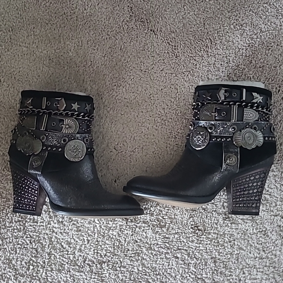 El Dantes embellished ankle boots size 5 - Picture 5 of 5